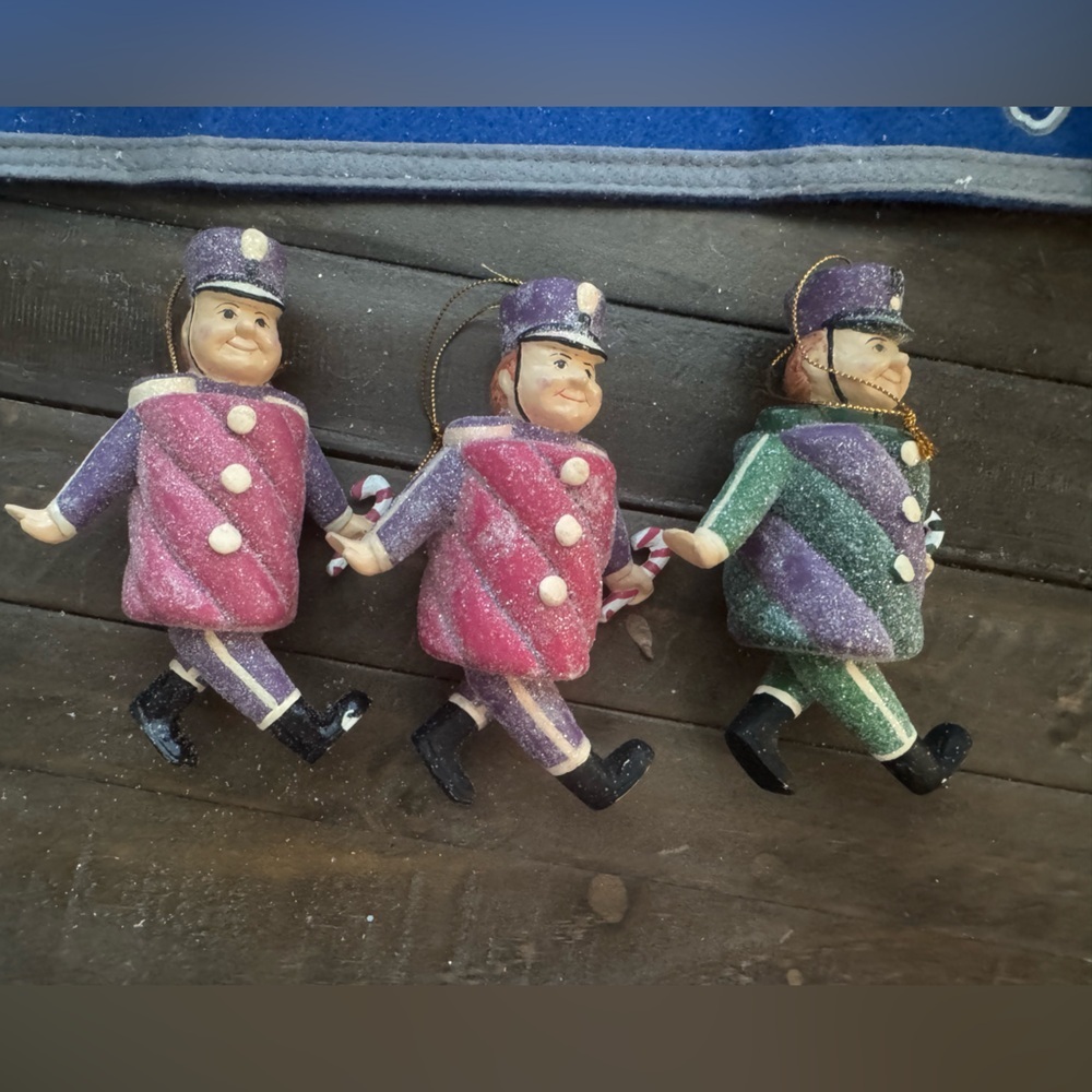 Vintage Nutcracker Ornaments Set of 3